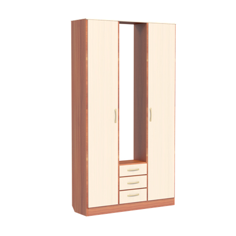 Суоми-1: Шкаф 3-х дверный (центр)<br>