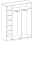 Шкаф-купе "Версаль" 2-х дверный с полками