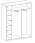 Шкаф-купе "Версаль" 3-х дверный с полками